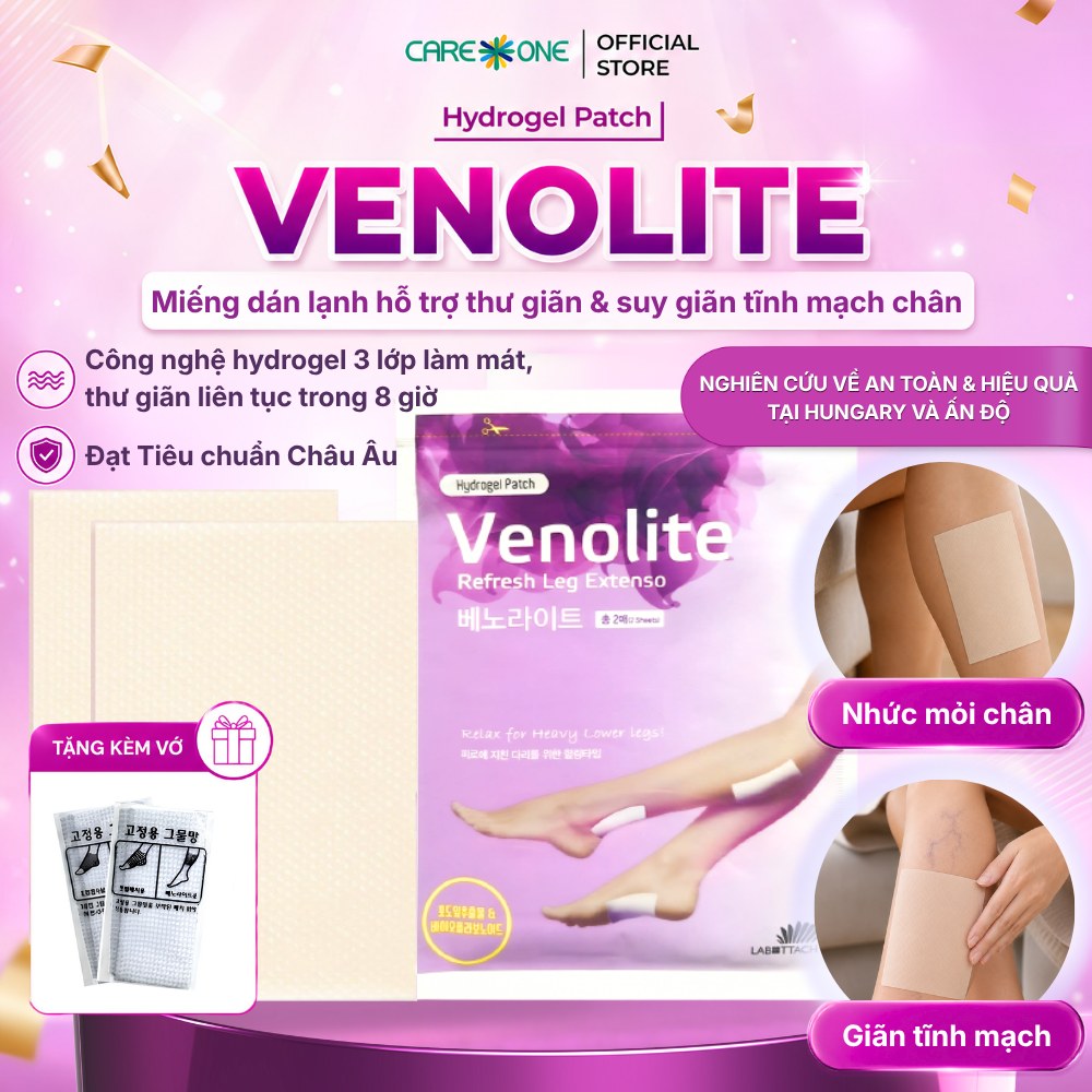 Miếng dán thư giãn chân VENOLITE