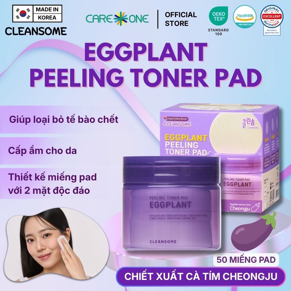 Toner pad tẩy tế bào chết Eggplant Peeling