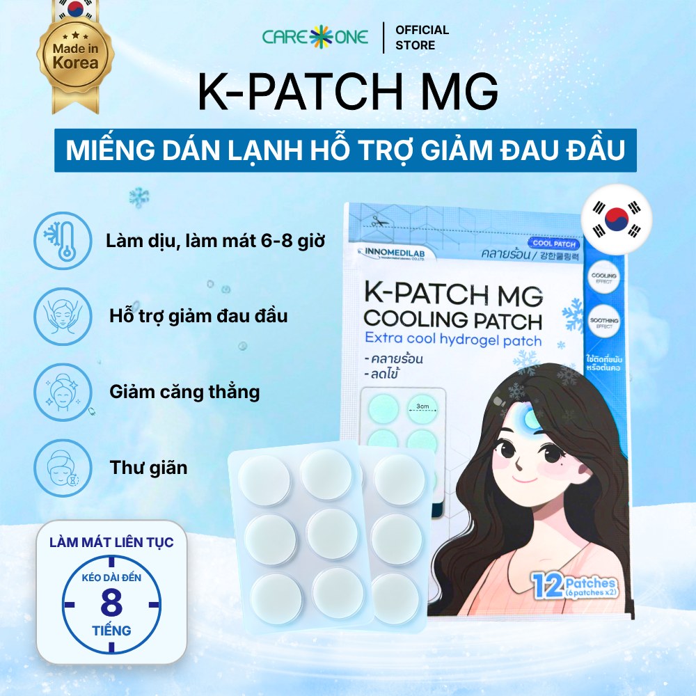 Miếng dán hydrogel làm mát K-PATCH MG